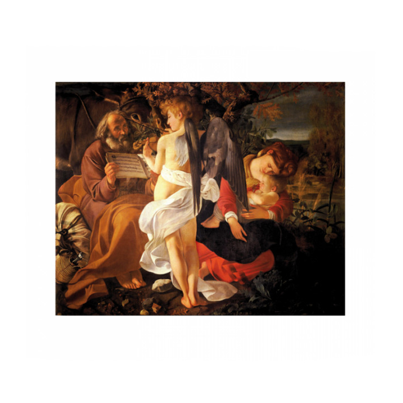 Πίνακας σε καμβά με Ζωγραφική Rest on the Flight into Egypt Caravaggio